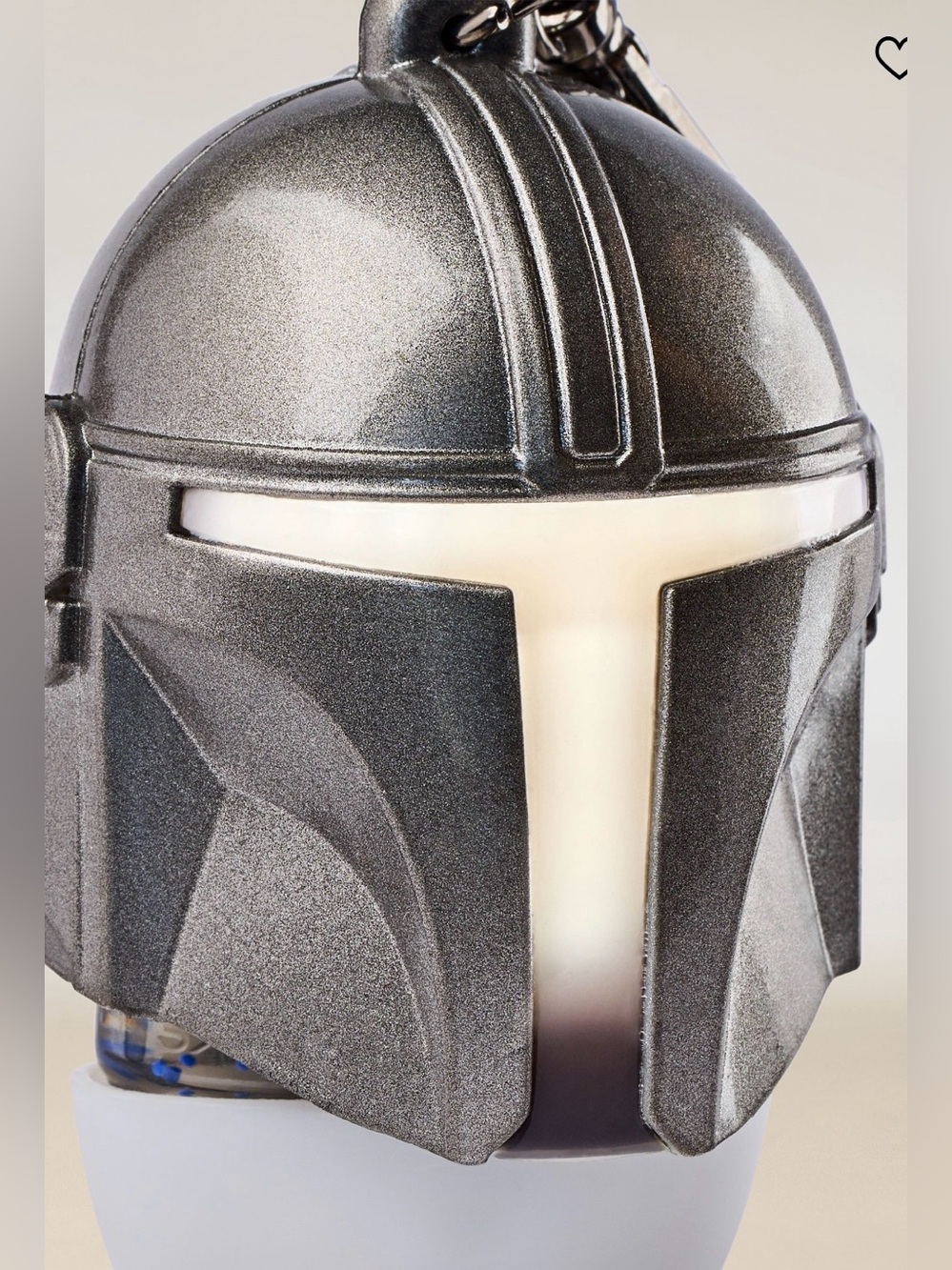 Bath & Body Works The Mandalorian Light- up Helmont hand sanitizer holder - Picture 3 of 5